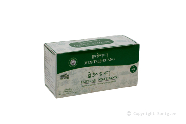 Sorig Laetrae Ngathang, 30 tea bags, Tibetan herbal mixture for joints, muscles, vessels, musculoskeletal system, increases mobility