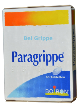 Paragrippe, homöopatisches Mittel, unterstützend bei gripaller Infektion, 60 Tabletten, Arnica, Belladonna, Eupatorium, Gelsenium, Sulfur