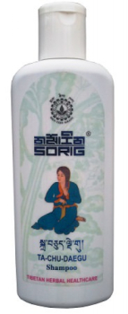 Sorig Tachu-Daegu, tibetisches Shampoo mit Kräuterauszügen, pflegt die Kopfhaut, reduziert Suppen, 300ml