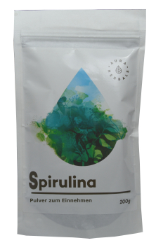 Spirulina, 250g - rich in minerals and vitamins, in allergy, inflammation, an anti-aging tonic with many antioxidants, for convalescents, for strengthening at a ripe old age