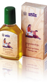 Massage oil - relaxes, refreshes, stimulates blood circulation - Sorig Juk-annuum agar Dhethear, 75 ml