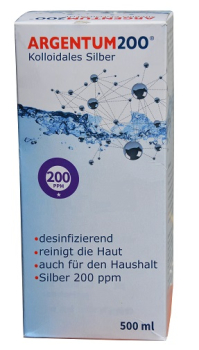 Kolloidales Silber 200ppm,  Desinfektionsmittel, bei Akne, Gesichtsbehandlung, unreiner Haut