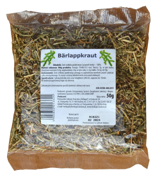 Club moss herb, 50g, for painful menstrual cramps, stomach pain, high uric acid, rheumatism