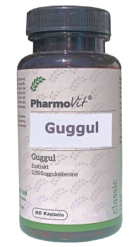 Guggul extract, 60 capsules, for arthritis, rheumatism, joint pain, cysts, pimples, skin blemishes