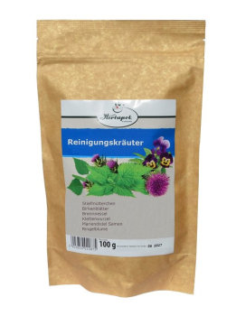 Kräutermischung Reinigung, 100g, bei Akne, unreiner Haut, Pickel, hoher Harnsäure, Detox