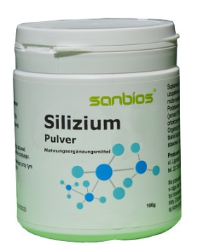 Silizium Pulver, 100g, zu 80% aufnehmbares Silizium, Haut, Haare, Bänder, Blutgefäße