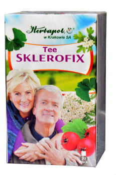 klerofix tea with hawthorn, horsetail, true motherwort, mistletoe, ginkgo for strengthening the heart, oxygenation, blood vessels relaxation, lower blood pressure