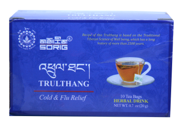 Trulthang, tibetischer Tee, stärkt das Immunsystem, beugt Erkältung, Grippe vor, beschleunigt die Genesung, reduziert Fieber, 10 Teebeutel