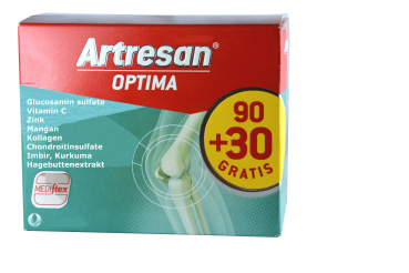 Artresan optima, 120 capsules, all important ingredients for the regeneration of the joints, relieve pain, reduce inflammation Tibet-goods