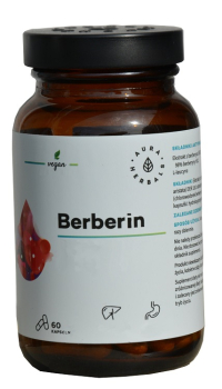 Berberis, 60 Kapseln, Extrakt hochdosiert 490mg Berberin HCL, Zucker, Hohen Blutdruck, Cholesterin senken, Fett reduzieren