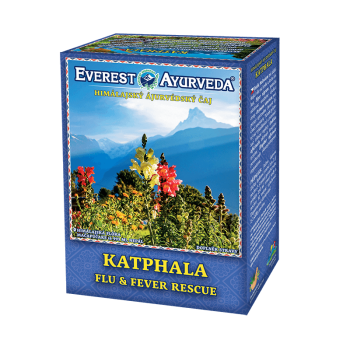Katphala, Ayurvedic tea, for flu, cold and fever, expectorant, antibacterial, antiviral, antipyretic, loose tea, 100g