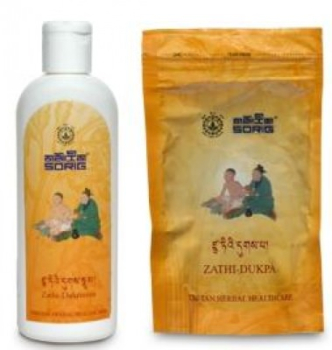 Therapy of warm compress - Oil 100ml and herbal pouch 10 St.