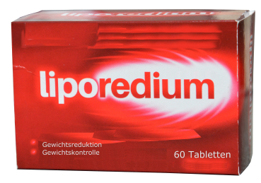 Liporedium, 60 Tabl. Abnehmen, intensive Fettverbrennung mit Koffein aus der Kolanuss, Capsaicin aus dem Pfeffer und Garcinia cambogia, Stoffwechsel anregen,