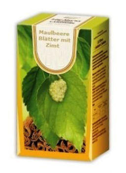 Maulbeerblätter Tee, Weiße Maulbeere mit Zimt - für niedrigen Blutzuckerspiegel, zum natürlichen Abnehmen, 20 Teebeutel x 2g, 40g,