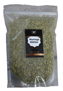 Moringa Blätter, 250g, getrocknet, senken Blutdruck, beheben Entzündungen, Arthritis, Arthrose, helfen beim Abnehmen, ein Vitaltonikum mit Vitaminen, Mineralstoffen Spurenelementen