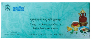 Sorig Oogmi-Daewa-Menja -  wir empfehlen Art. 345, 1010, 1019 - Tee (Tonikum) bekämpft eine Erkältung innerhalb von zwei Tagen, löst jede Verschleimung auf