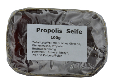 Propolis Soap 110g - fights bacteria, viruses and fungi, disinfected, also suitable for hair and scalp, home-made product