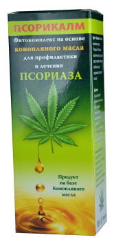 Psorikalm ointment, for dry skin, soup itch, psoriasis, with hemp oil, 100ml