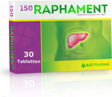 Rapahment, 30 Tabletten, für Gallenfreisetzung, erleichtert Fettverdauung, bei schwerem Magen nach fettigem Essen