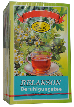 Relakson - Relaxation and soothing tea, promotes sleep, relieves stress, helpful in nervous and mental stress, 30x2g, 60g