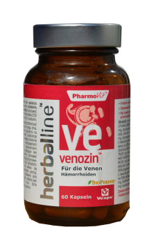 For the veins, good blood circulation in the legs, for hemorrhoids, 60 capsules, horse chestnut, prickly butcher's broom, diosmin, hersperidin, ginkgo, Japanese cord tree, for venous weakness