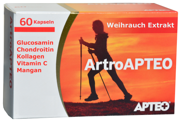 Artro Kapseln für die Gelenke, 6 Bestandteile: Glucosamin, Chondroitin, Weihrauch, Kolagen, bei Gelenkschmerzen, bremsen Gelenkentzündung, 60 kapseln