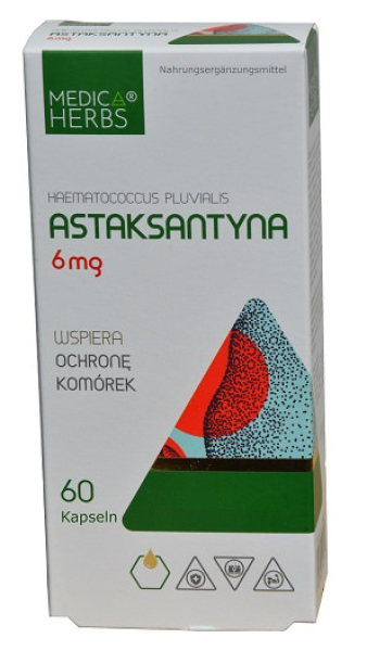 Astaxantin, 60 Kapseln, starkes Antioxidant für die Augen, Herz, Haut
