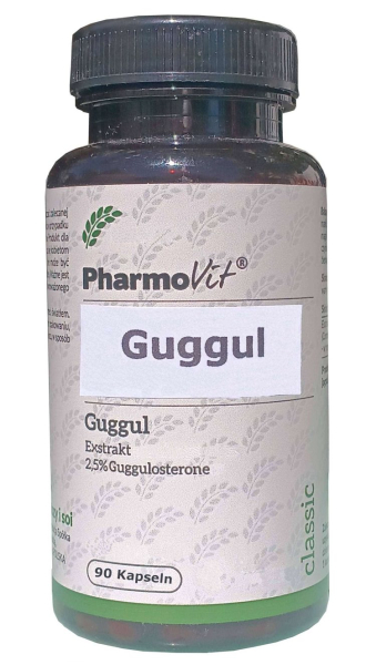 Guggul extract, 60 capsules, for arthritis, rheumatism, joint pain, cysts, pimples, skin blemishes