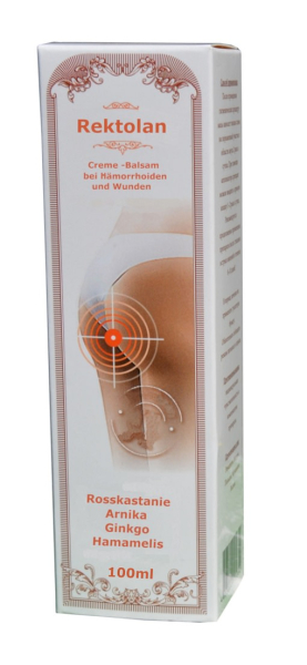 Salbe bei Hämorrhoiden 100ml, schlecht heilenden Wunden mit Rosskastanie, Arnika, Ginkgo, Hamamelis, adstringierend, zusammenziehend, etzündungshemmend