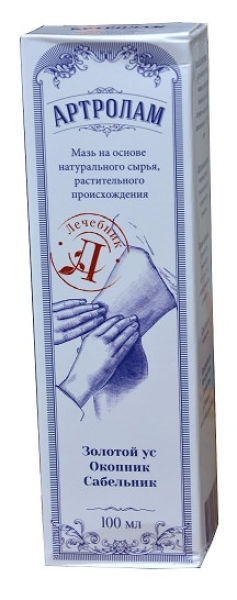 Artrolam pain ointment, comfrey, salbelnik, essential oils: eucalyptus oil, Siberian pine needle oil, juniper oil, reduces inflammation, eliminates pain in the musculoskeletal system