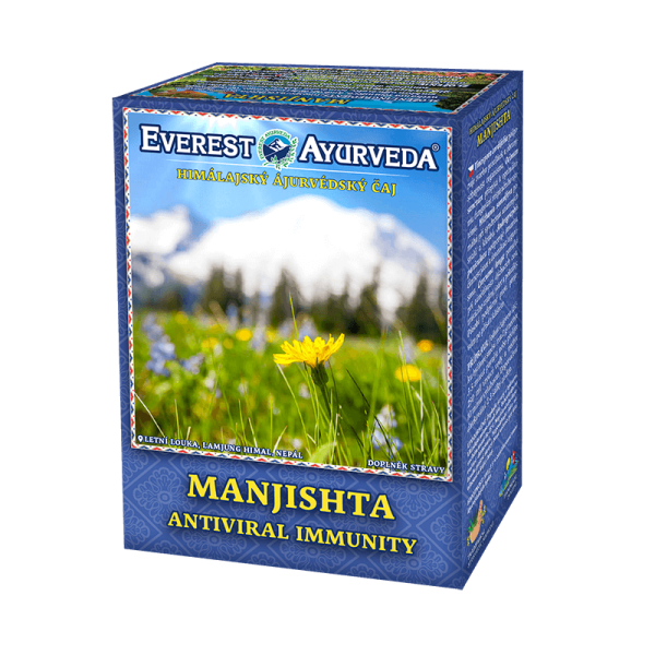 ayurvedischer Tee, 100g, bei Infektionen der Atemwege, Erkältung, gegen Bakterien, Viren, Pilze, stärkt Abwehrkräfte, schleimlösend, beruhigend