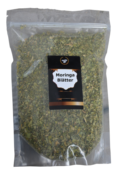 Moringa Blätter, 250g, getrocknet, senken Blutdruck, beheben Entzündungen, Arthritis, Arthrose, helfen beim Abnehmen, ein Vitaltonikum mit Vitaminen, Mineralstoffen Spurenelementen