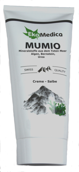 cream for dry skin, psoriasis, psoriasis, dermatitis, neurodermatitis, skin allergy with mumijo, shilajit, minerals from the dead sea, algae, amber, urea, 200ml