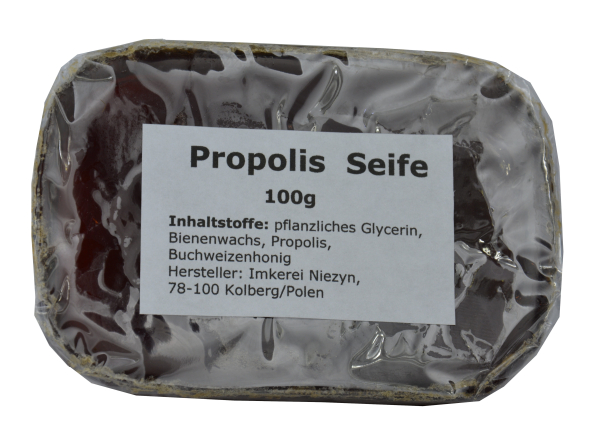 Propolis soap, 100g, against viruses, bacteria and fungus, has antiseptic, disinfectant on the skin, acne, blemishes