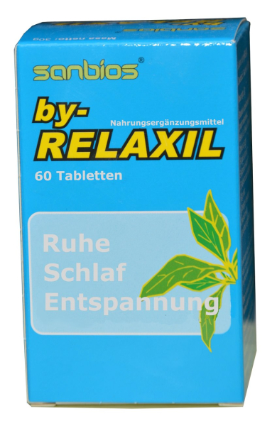 By-Relaxil, 60 Tabl. 5 beruhigende Kräuter, einschlafen, Durchschlafen
