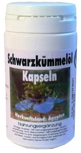 Egyptian black cumin oil, capsules 500mg, 90 pieces, cold pressed, reliably fights allergies, asthma, hay fever, skin allergies, food allergies, arthritis, against cancer, increased defense cells