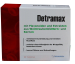 Detramax - extracts from grape leaves and grape seeds plus flavonoids (Diosmin 200g, hesperidin 22g), to strengthen the veins, capillaries in the case of hemorrhoids, swellings and edema, for better blood circulation, 60 tablets