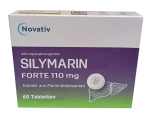 Silymarin forte, 60 Tabletten, 110mg Silymarin, Leberregeneration